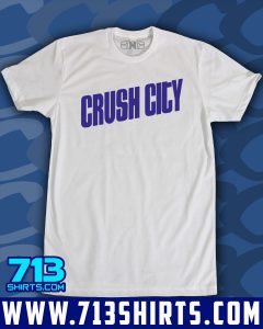 Baseball Crush City Houston Texas Baseball Sleeve Shirt