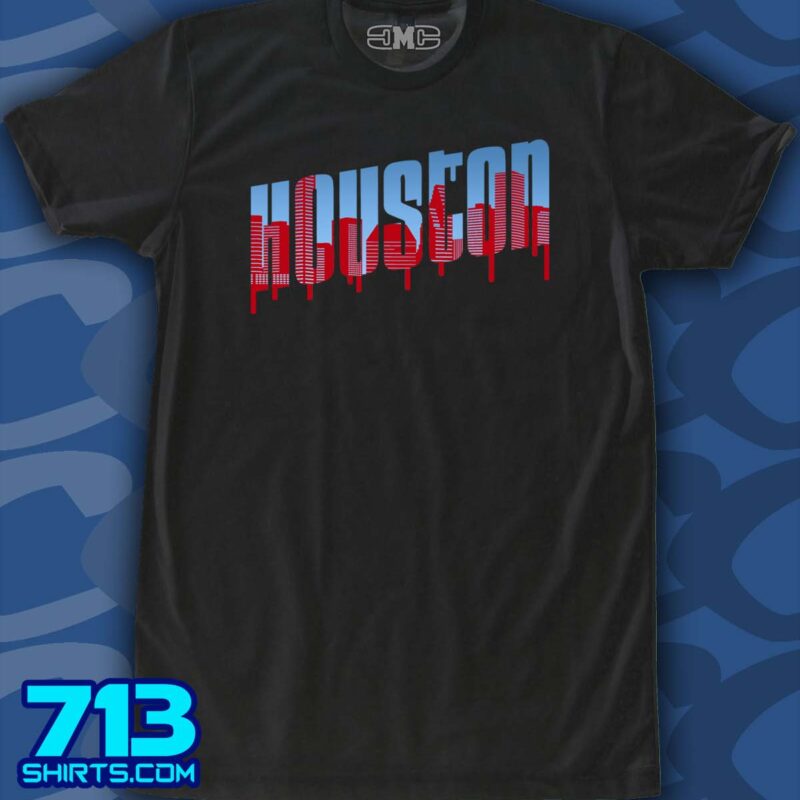 Houston Dripping Skyline