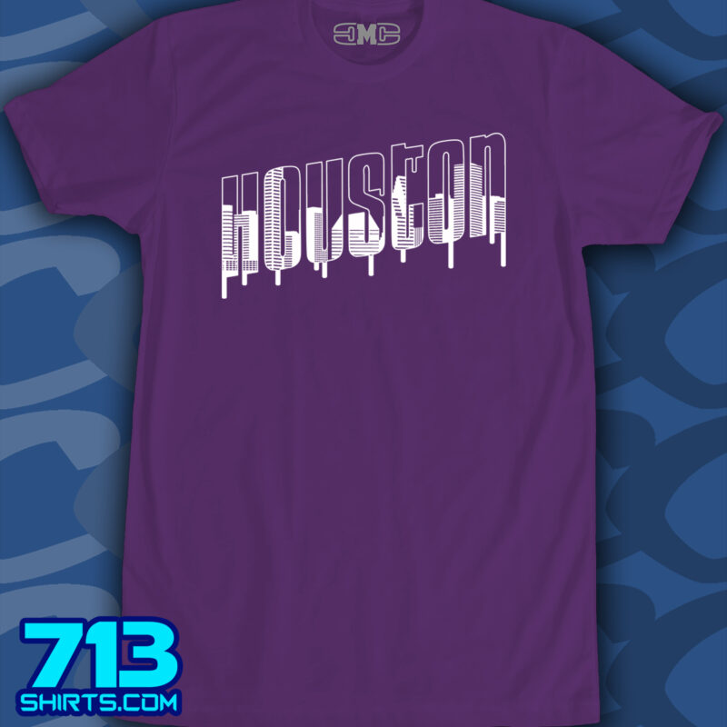 Houston Dripping Skyline (1 color)