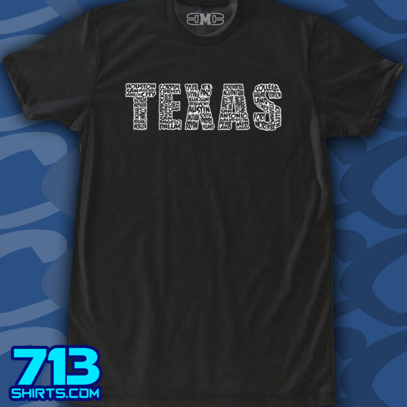 Texas Cities (1 color)