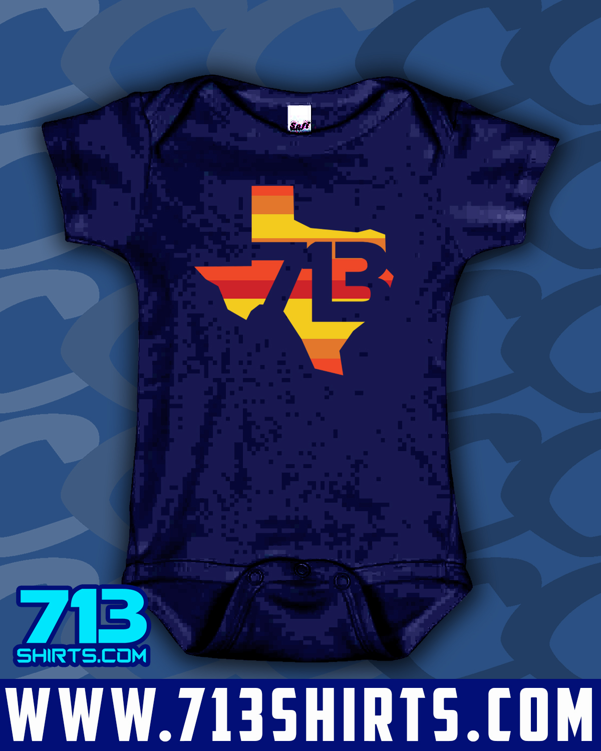 713 Texas (onesie) – Creative Clothing