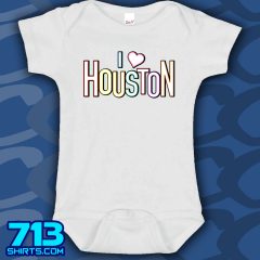 I Love Houston (onesie)